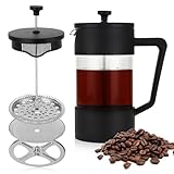 HAOYULUO French Press Kaffeebereiter 1000ml,Kaffeepresse,mit rutschfesten...