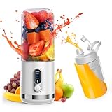 KENVOR Tragbarer Mixer,Mini Standmixer/Blender,Smoothie Maker,Kleine Mixer mit 6...