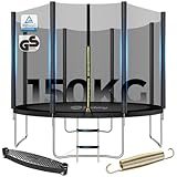 Sekey Trampolin Outdoor Ø 244/305/366 cm - TÜV Rheinland GS-Zertifiziert,...