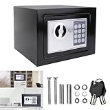 4,6L Tresor klein, Safe Tresor Feuerfest Wasserdicht, Elektronischer Digitaler...