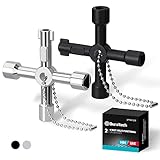 DURATECH 4 Wege Multifunktionale Utilities Schlüssel, Universal Kreuz...