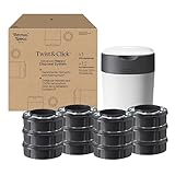 Tommee Tippee Twist & Click Advanced Windeleimer, mit 12-er Pack...