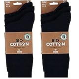 Lieblingsstrumpf24 by Koronowski 6 Paar Bio Baumwolle Socken Basic-Socken...