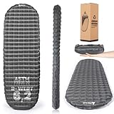 HIKENTURE 6,2 R-Wert Camping Isomatte Ultraleicht, 8 cm Dicke Aufblasbare...