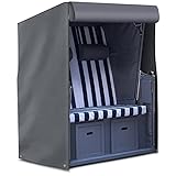 bonsport Strandkorb Schutzhülle 120 cm breit - Strandkorbhülle Winterfest und...