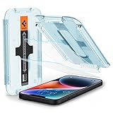 Spigen Glas.tR EZ Fit Schutzfolie kompatibel mit iPhone 14 Plus, iPhone 13 Pro...