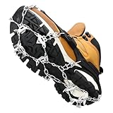 Steigeisen für Bergschuhe, Edelstahl Ice Klampen Steigeisen, Anti Rutsch auf...