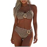 Guhmomh Bikini Damen Set Push Up Badeanzug Zweiteiliger Bademode Sommer...