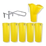 SIRL Profi Bauschuttrutsche Schuttrutsche Schuttrutschen Schuttrohr Set (6m 1x...