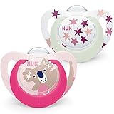 NUK Star Night Babyschnuller | 18-36 Monate | Beruhigt 99% der Babys |...