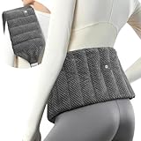 uncn Kirschkernkissen Rücken 78x19 cm - 1KG, Mikrowelle Heizkissen mit 86 cm...