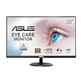 ASUS Eye Care VP289Q - 28 Zoll 4K UHD Monitor - 60 Hz, 5ms GtG, FreeSync, HDR 10...