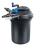 AquaOne Druckteichfilter CPF-10000 I Teichfilter für Teiche bis 12.000 Liter I...