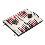 Relaxdays 10023503 Backgammon Koffer, hochwertiges Set, inklusive komplettem...