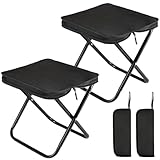 2 Stück Camping Hocker,Leicht Sitz...