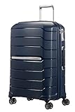 Samsonite Flux - Spinner M Erweiterbar Koffer, 68 cm, 85 L, Blau (Navy Blue)