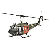 Revell Modellbausatz - Bell UH-1D Hubschrauber - Präzise Rumpfstruktur mit...