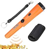 Frogetu Metalldetektor Klein,Tragbar Metallsuchgerät,Goldsuchgerät,Pinpointer...