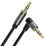 deleyCON 1,5m Aux Kabel 3,5mm Audio Klinkenkabel Stereo Kabel Baumwollkabel &...