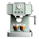 Cecotec Express-Kaffeemaschine Power Espresso 20 Tradizionale Light Green, 1350...