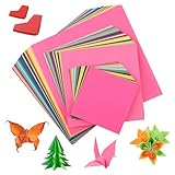 Origami Papier, 300 Blatt Faltpapier Bunt, 20x20 & 15x15 & 10x10CM...