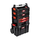XL Werkzeugtrolley, Werkstattkoffer Set, Werkstattwagen Set aus'Q-Brick' Serie...