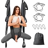 Leogreen Yoga-Hängematte, Yoga-Schaukel, Umkehr-Hängematte, für Yoga,...