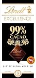 Lindt EXCELLENCE 99% Kakao - Edelbitter-Schokolade | 50 g Tafel | Extra...