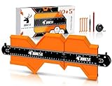JOREST Anschließbare Konturenlehre 25+12cm, Weihnachtsgeschenke für Vater...