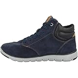 Geox Jungen J Xunday Boy A Chukka Boots, Blau Navy Black C0045, 37 EU