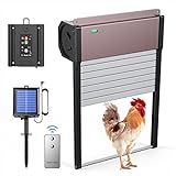 CHAMUTY Automatische Hühnerklappe Solar, Hühnerklappe Automatisch mit...