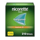 NICORETTE Kaugummi 4mg freshfruit – Nikotinkaugummi zur Raucherentwöhnung –...