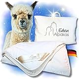 Eden Alpakas | Alpaka Bettdecke | Sommerdecke | Alpaka Decke mit Füllung aus...