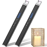 LcFun Lichtbogen Feuerzeug Elektrisch Stabfeuerzeug USB Aufladbar Elektrisches...