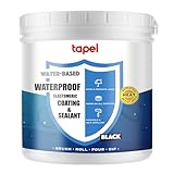 Tapel Flüssiggummi-Wasserdicht-Dichtstoff – 3X Stärker – Schwarz 1kg für...
