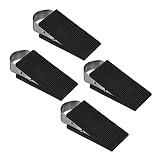 Relaxdays Türkeil 4er Set, Türstopper Boden, Gummi & Edelstahl, HBT: 3 x 5 x...