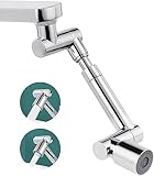 Flintronic Drehbarer Wasserhahn Aufsatz, 1440 Grad Multifunktionaler...