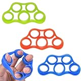 COCOMAX Fingertrainer Set, 3 Pcs Hand Trainer, Silikon Handtrainer Fingertrainer...