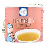 Gemüsebrühe herzhaft pikant | Hildegard Gemüsesuppe | 14 Hildegard-typische...