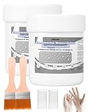 Transparente wasserdichte Beschichtung 2x300g, Wasserdichte Dichtstoff Emulsion...