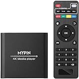 MYPIN HDMI Multimedia Player, 4K@30Hz Digital Media Player HDMI/AV-Ausgang PPT...