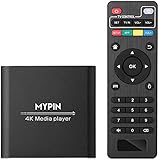 MYPIN HDMI Multimedia Player, 4K@30Hz Digital Media Player HDMI/AV-Ausgang PPT...