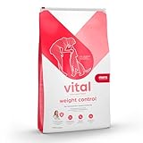 MERAVITAL Weight Control (3kg), Hundetrockenfutter, Diätfutter für Hunde jeder...