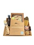 bax im Holz Geschenk Set zum Brotbacken mit Backform, Pinsel, Bürste und...