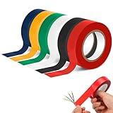 OFFCUP Isolierband, 6 Stück PVC Elektriker Klebeband 19mm x 20m, Wasserdicht...