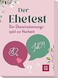 Der Ehetest: Das Übereinstimmungsspiel zur Hochzeit | Spiel für Paare mit 100...