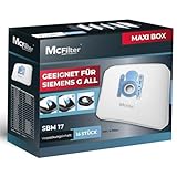 McFilter I 16 Staubsaugerbeutel kompatibel mit Siemens Typ G All VZ41FGALL /...