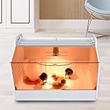 Kükenwärmebox Inkubatoren Kükenhaus Brutinkubator Küken mit Thermometer und...