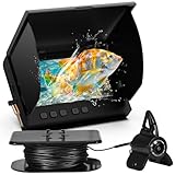 Unterwasserkamera Angeln Fishfinder, Fish Finder Kamera mit 4.3 Zoll IPS Display...