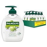 Palmolive Seife Naturals Olive & Milch 6x300ml - flüssige Handseife zur sanften...
